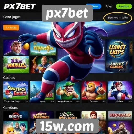 análise das opções de jogos disponíveis no px7bet